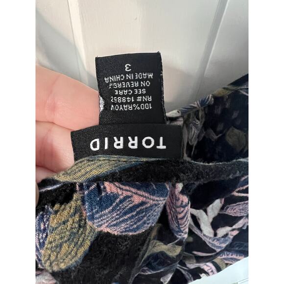 Torrid Feather‎ Plus Size Tank Womens Summer Blouse Size 3 XXXL - Picture 6 of 7